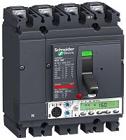 Автоматический выключатель 4П4Т MICR. 5.2A 160A NSX160N | код. LV430895 | Schneider Electric 